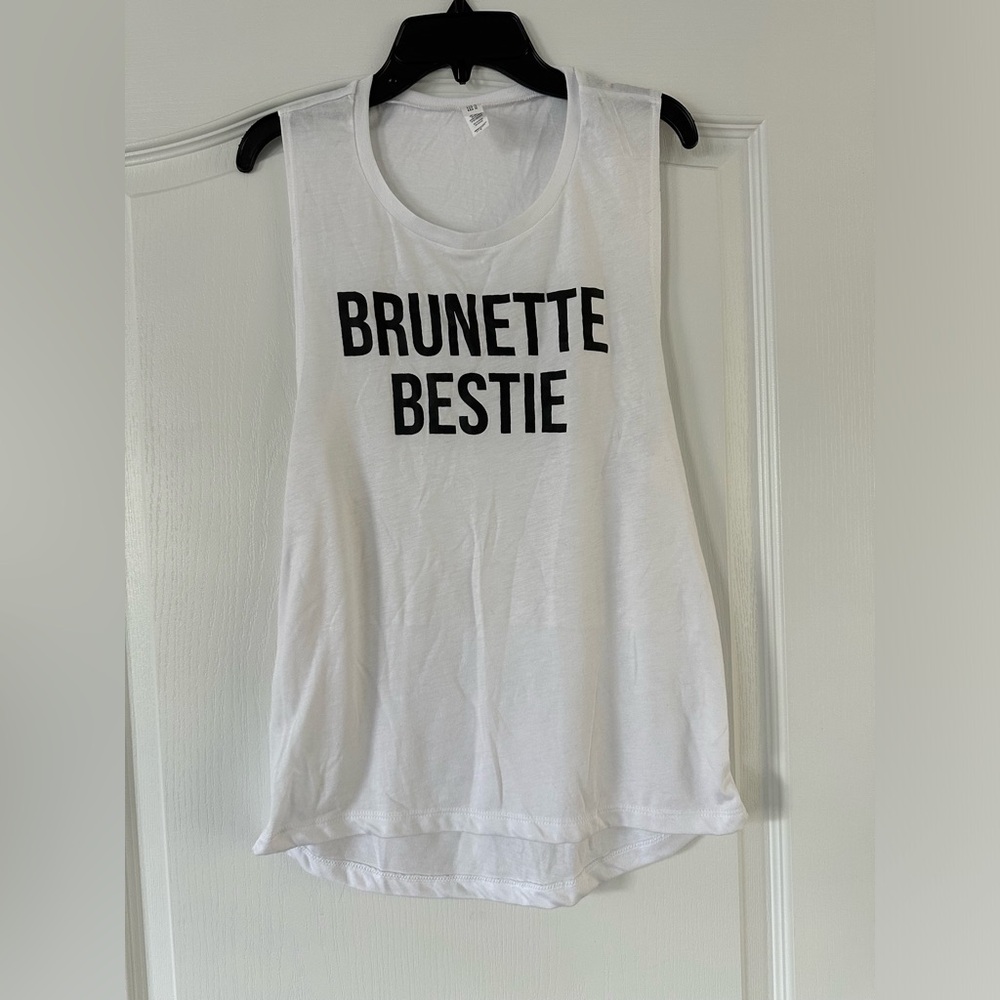 Bella Canvas - Brunette Bestie Tank Top - Size Small